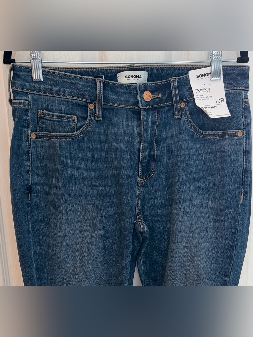 Jeans SONOMA Mid Rise Skinny, Women’s Size 10R NWT